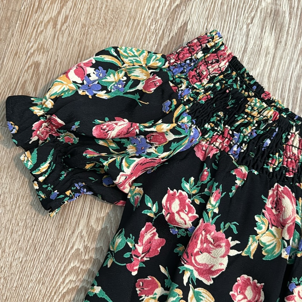 Free People Floral Crop and Short Set - Picture 3 of 5